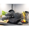 ZESTAW GARNKÓW CERAMICZNO MARMURKOWYCH NA INDUKCJE 17 ELE ZL-8536